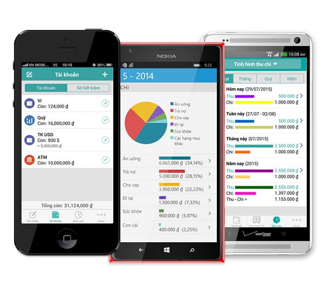 Ví điện tử dễ dàng theo dõi chi tiêu