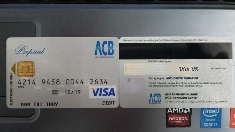 Đặc điểm của thẻ visa debit