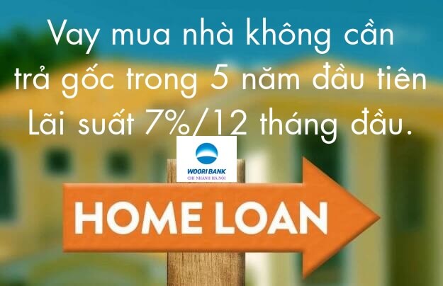 Ngân hàng Woori Bank với mức lãi suất cho vay mua nhà ưu đãi
