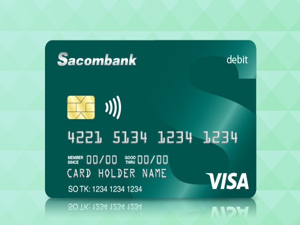 Thẻ ghi nợ ngân hàng Sacombank