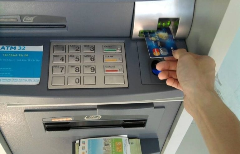 In sao kê ngân hàng tại ATM