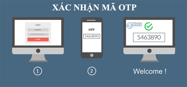 Nhập mã OTP để hoàn tất giao dịch khi sử dụng internet banking