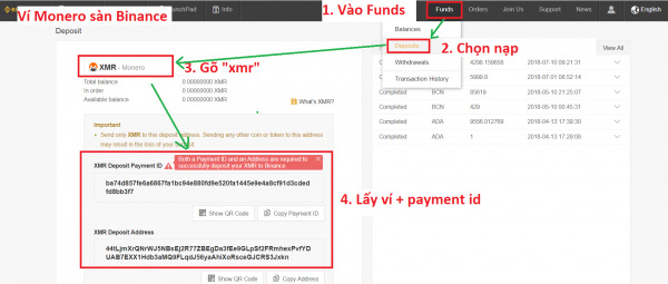 Tạo ví Monero
