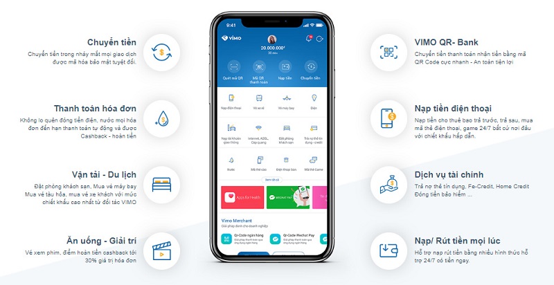 Tiện ích của Vimo