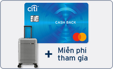 Thẻ tín dụng Citibank Cash Back Mastercard Platinum