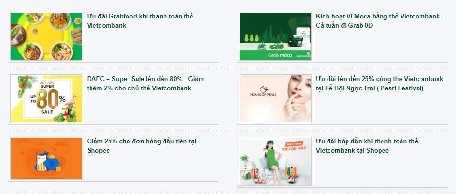 Tận hưởng các chương trình ưu đãi khi mua sắm, thanh toán với thẻ MasterCard Vietcombank