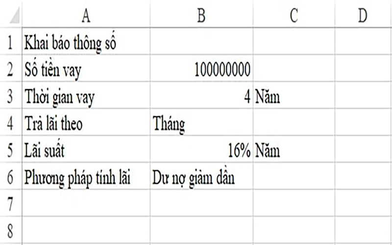 Cách Tính Lãi Vay Trả Góp Theo Dư Nợ Giảm Dần Với Bảng Tính Online -  Vaytaichinh.Vn