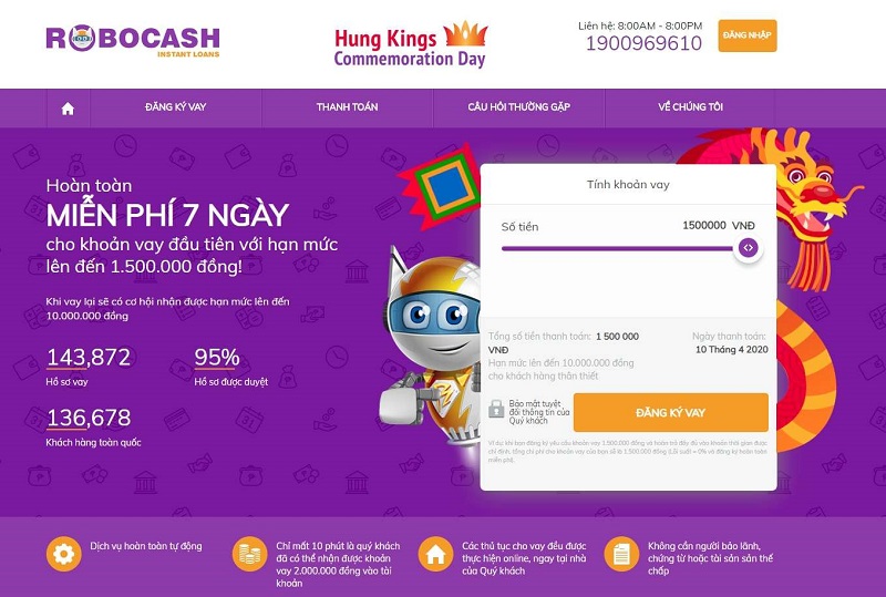 Robocash là hình thức cho vay Online an toàn và nhanh chóng