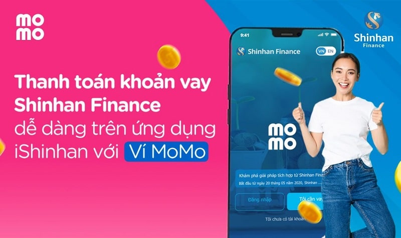 Khách hàng có thể thanh toán khoản vay trên ứng dụng Momo