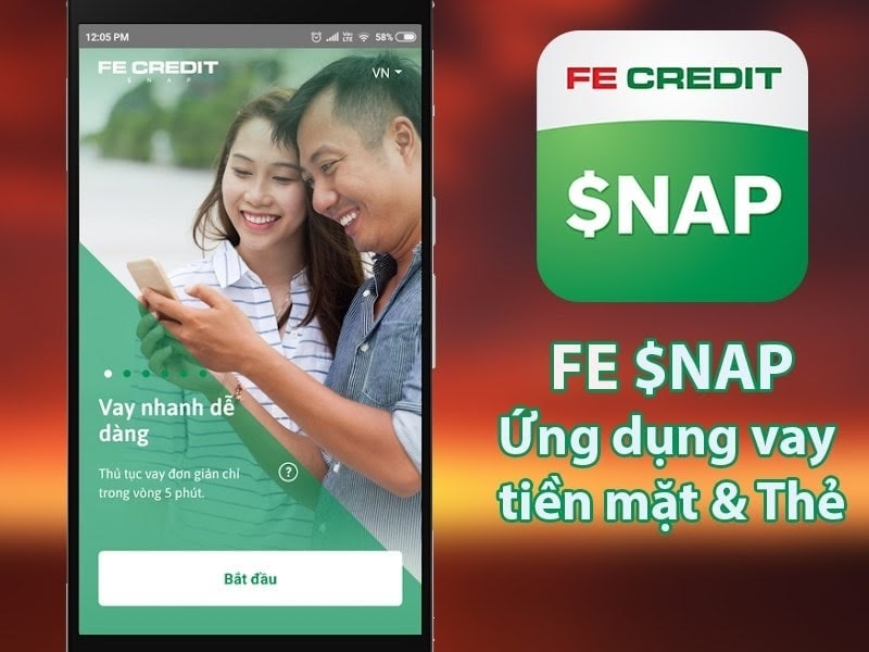 Ứng dụng vay tiền FE Credit - FE $NAP được nhiều người tin dùng