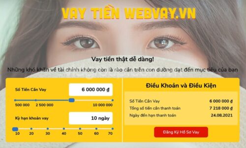 Webvay – Cách vay 10 triệu online không cần gặp mặt