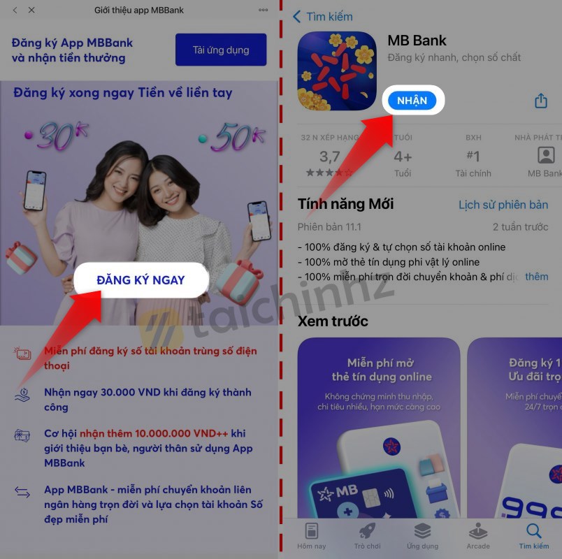 Tải app mb bank và đăng ký tài khoản mb bank