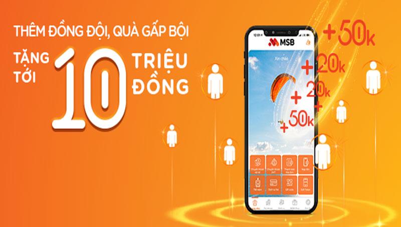 Giới thiệu khách hàng mới đăng ký tài khoản MSB