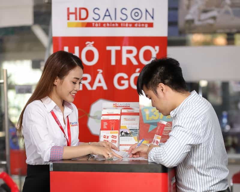 hỗ trợ vay trả góp hd saison cho khách hàng