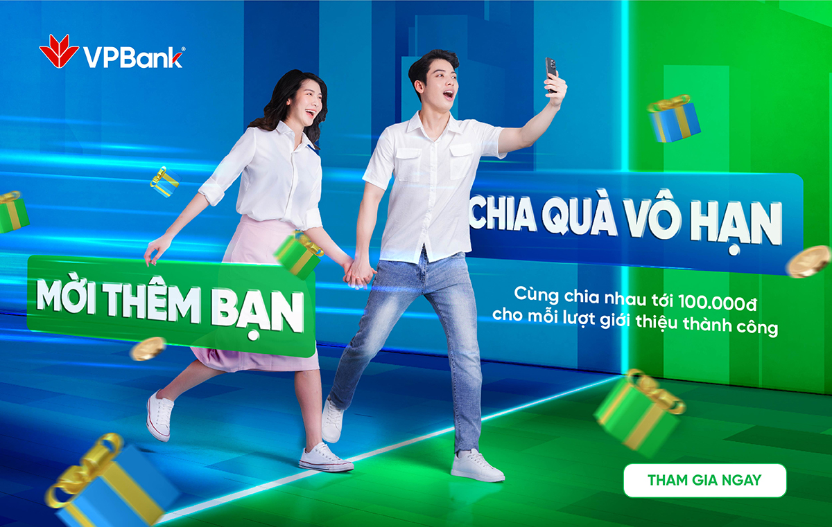 Mời thêm bạn chia quà vô hạn